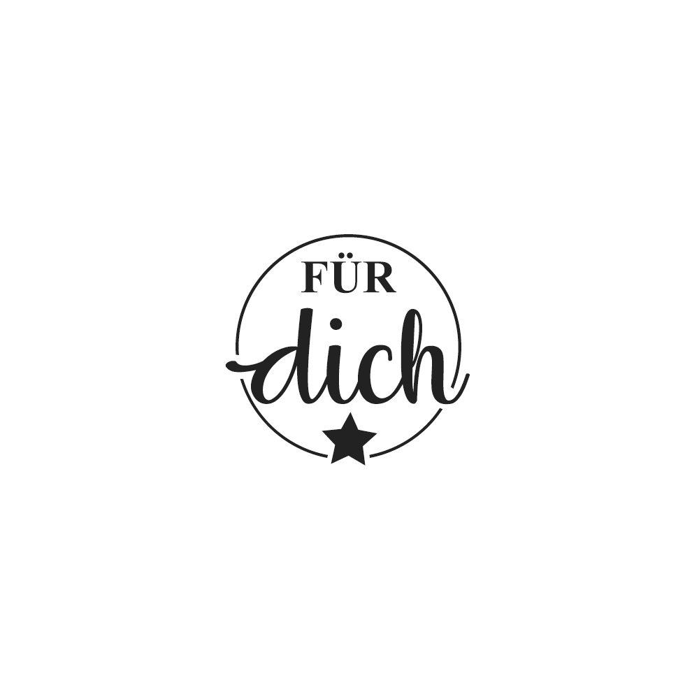 Stempel Für dich , 3cm ø