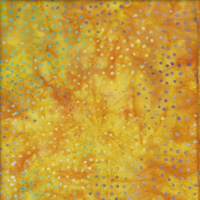 Batik 110 cm Dots Yellow