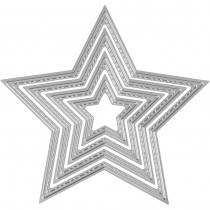 Stanzform Stern, 4,5-12 cm