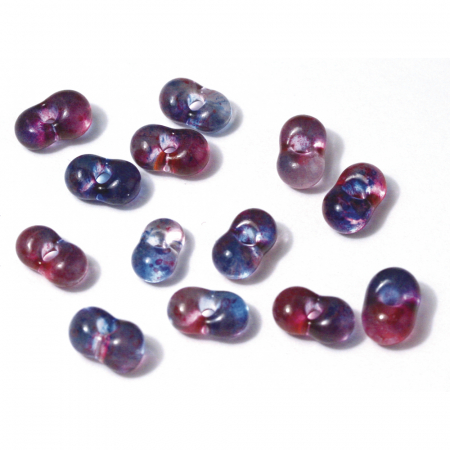 Papillon-Rocailles, 3,2x6,5 mm, Two Tone