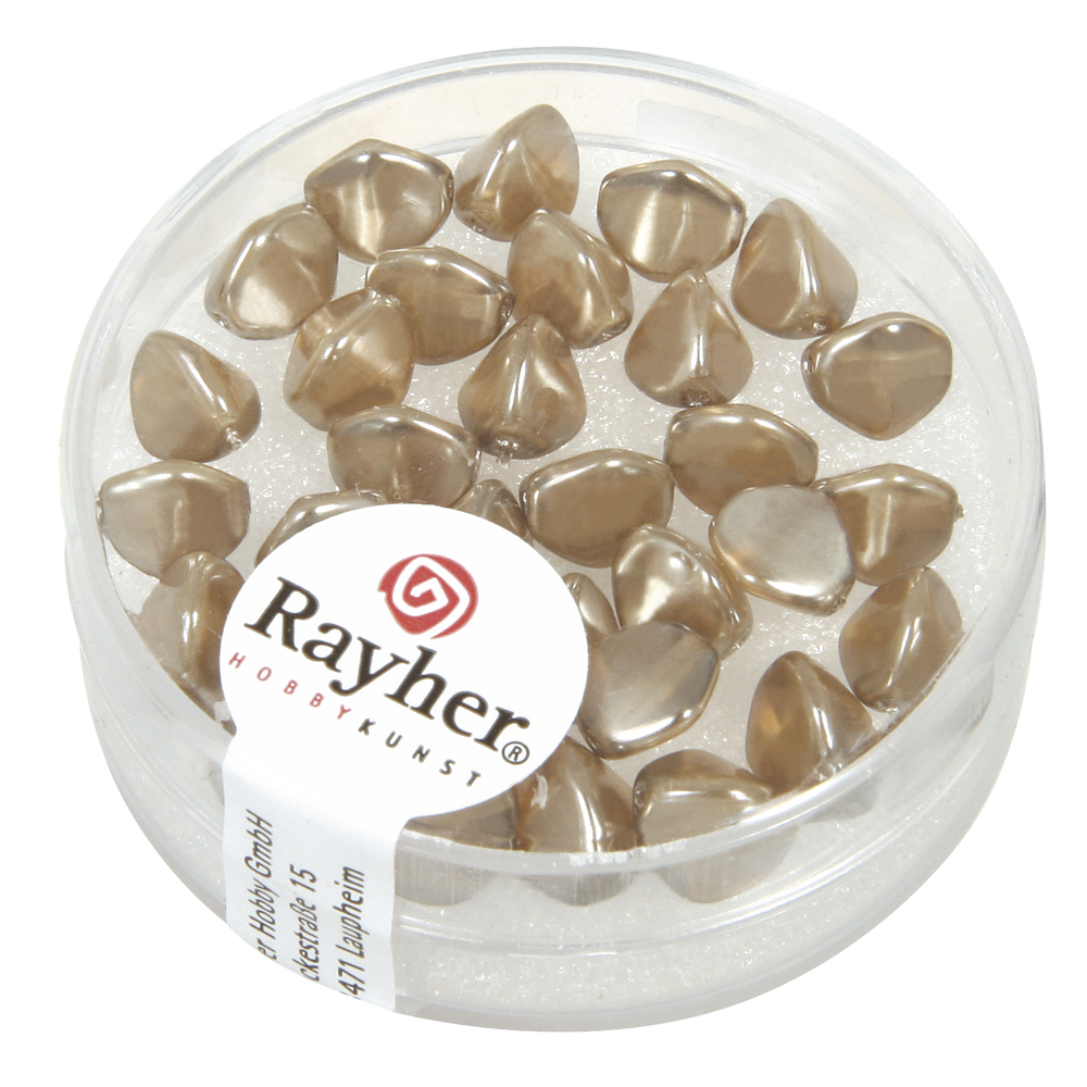14460535_VP Glasperle-Dreikant taupe-brown