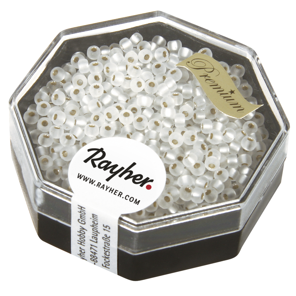 Premium-Rocailles, 2,2 mm ø frost