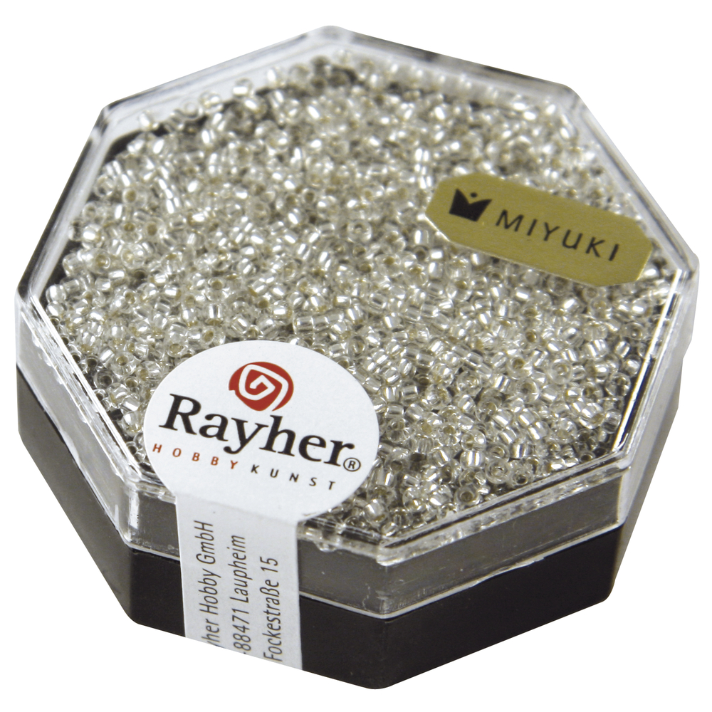 Premium-Rocailles 1,5 mm bergkristall