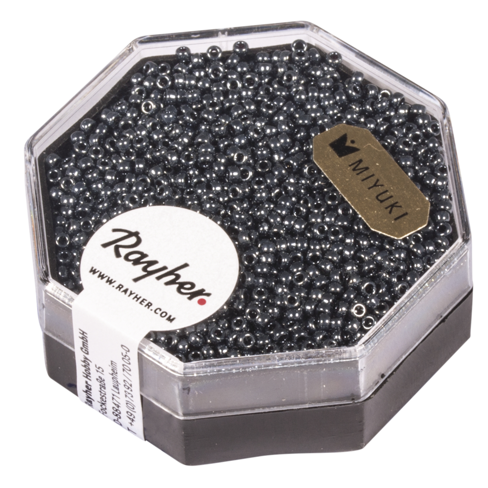 Premium-Rocailles 1,5 mm anthrazit