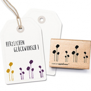 Stempel Reihung floral