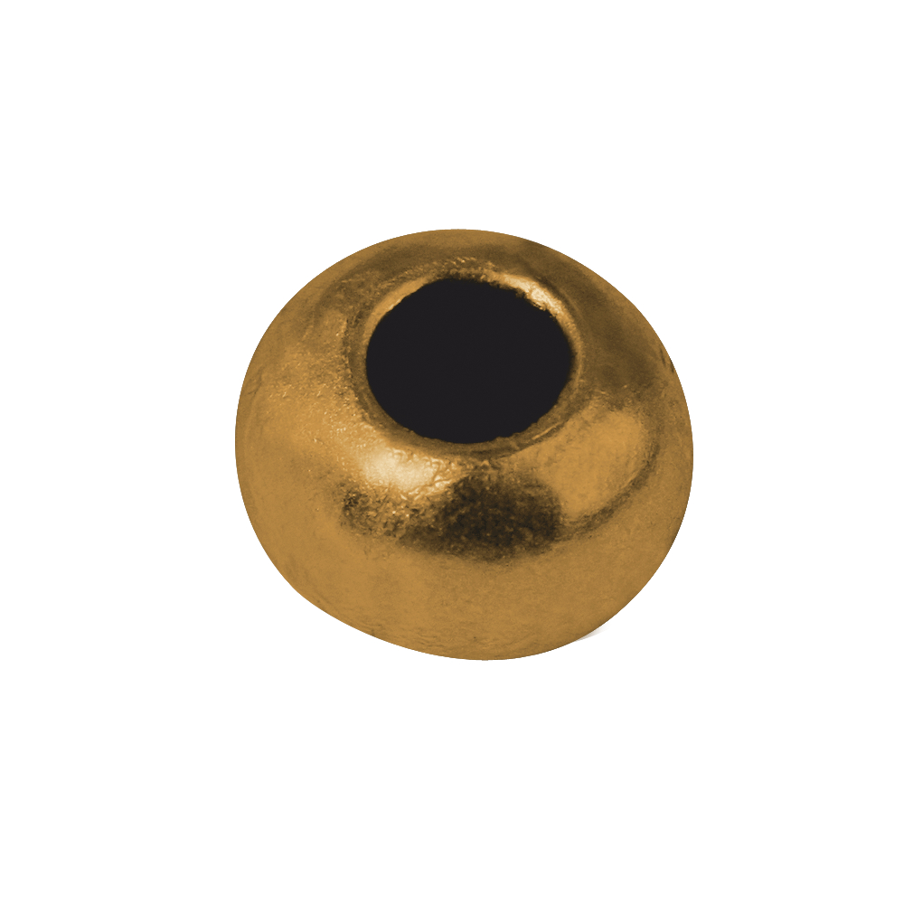 Metall-Perle, 8mm, gold