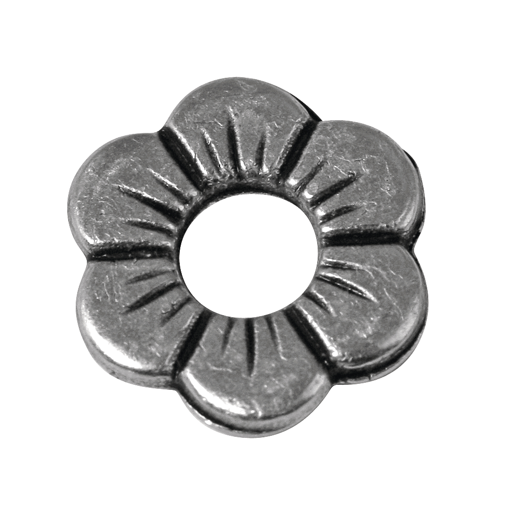 Metall-Zierelement Blume, 12mm , Groálo