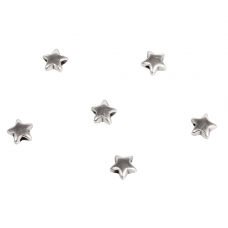 Metall-Perle Stern, 5mm ø