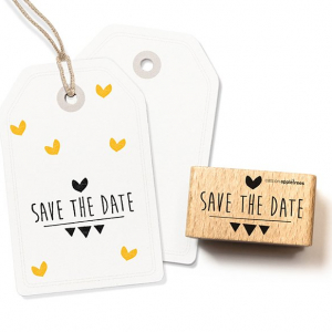 Typostempel Save the Date