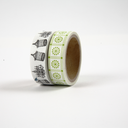 Washitape, B: 15 mm, 2x5 m, Vivi Gade