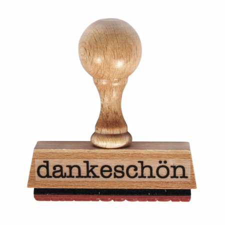 Statement-Stempel dankeschön