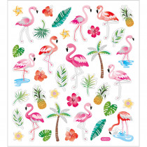 Sticker mit Flamingos