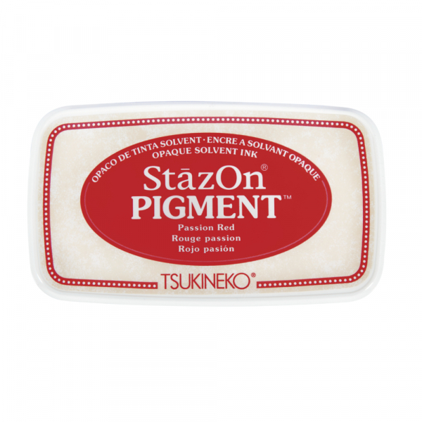 StazOn Pigment-Stempelkissen rot