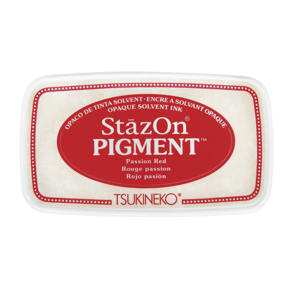 StazOn Pigment-Stempelkissen rot