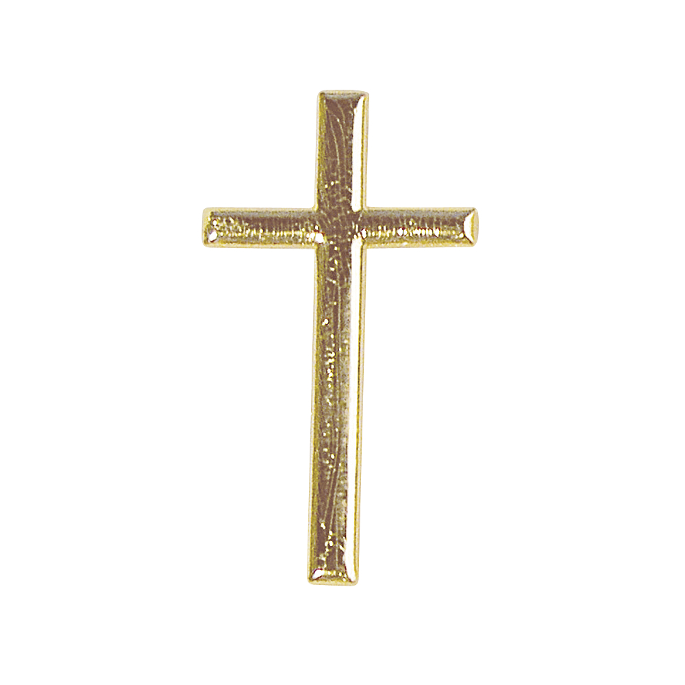 Wachs-Motiv Kreuz gold