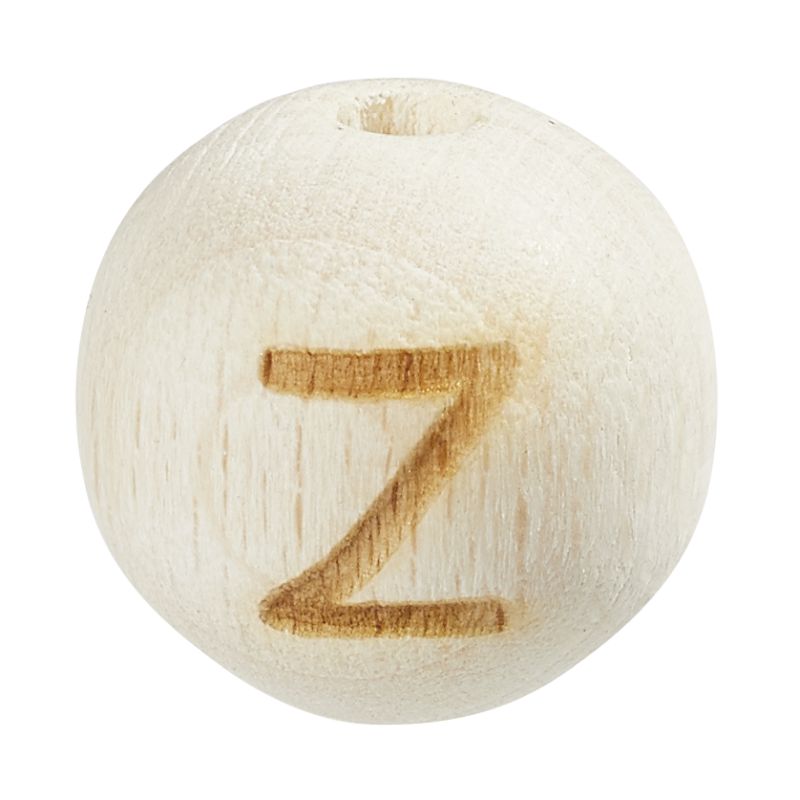 Schnulli-Buchstaben-Kugel 12 mm, Z , Buc