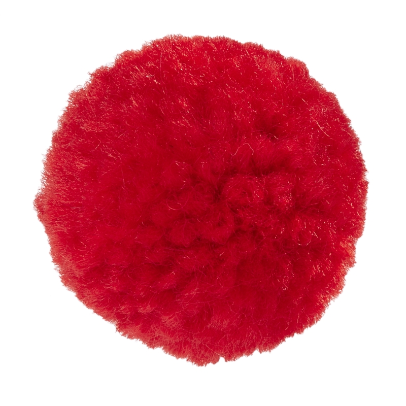 Pompons 20 mm 8 St, rot