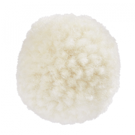Pompons 30 mm 6 St, champagner