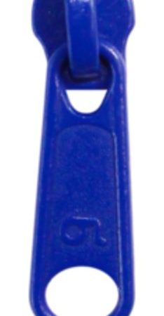 Reißverschluss-Schieber blau klein