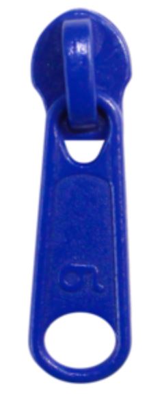 Reißverschluss-Schieber blau klein