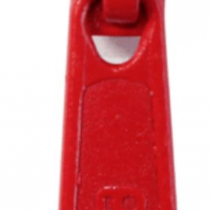 Reißverschluss-Schieber rot groß