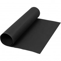 Kunstleder-Papier, B 50 cm, schwarz