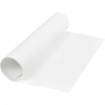 Kunstleder-Papier, B 50 cm, weiß