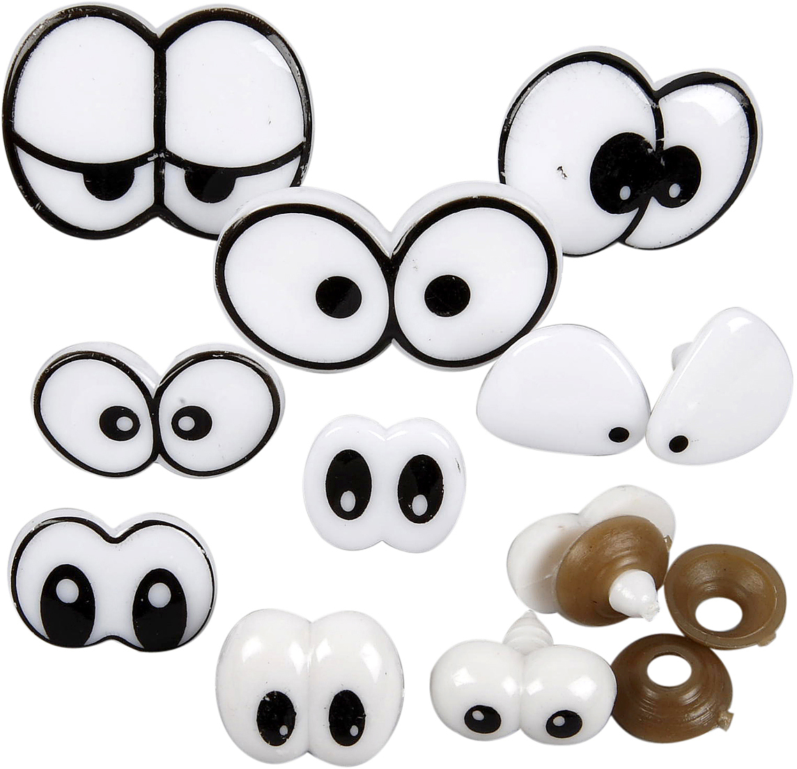 50096_1 Lustige Augen, Sortiment, Größe 2-