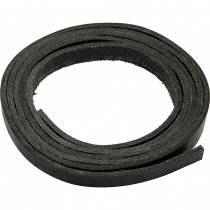 Lederband, 10 mm, schwarz, 2 m