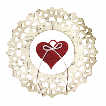 Sizzix Thinlits Set- Doily,Jewel Heart
