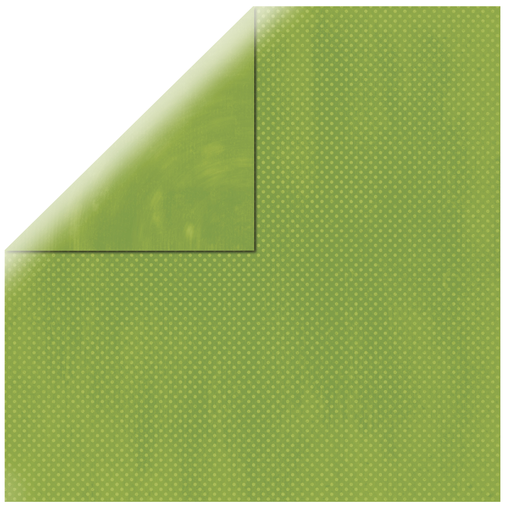Scrapbookingpapier Double Dot, apfelgrün