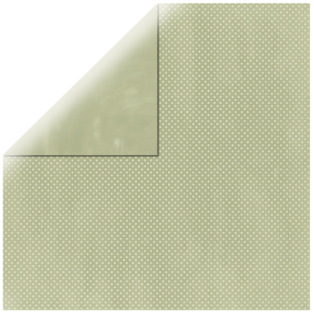 Scrapbookingpapier Double Dot, antikgrün