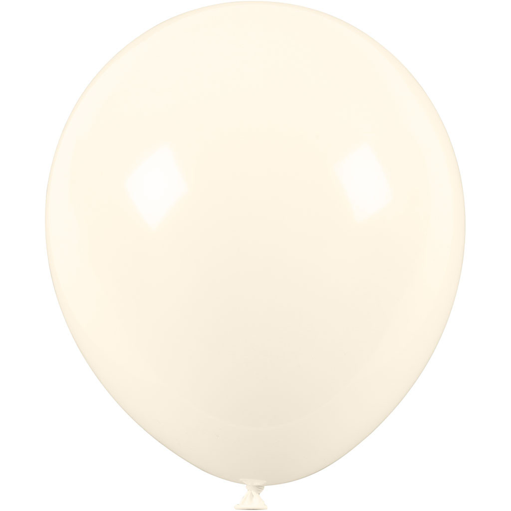 Luftballons weiß, perlmutt