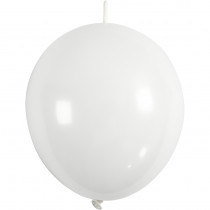 Ketten-Luftballons weiß