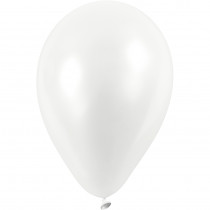 Ballons weiß, 23 cm, 10 Stück