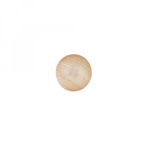 Holz-Platine, rund, gewölbt