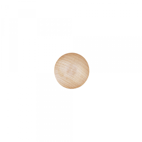 Holz-Platine, rund, gewölbt
