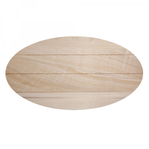 Holz Board oval, FSC Mix Credit, 38x21x0