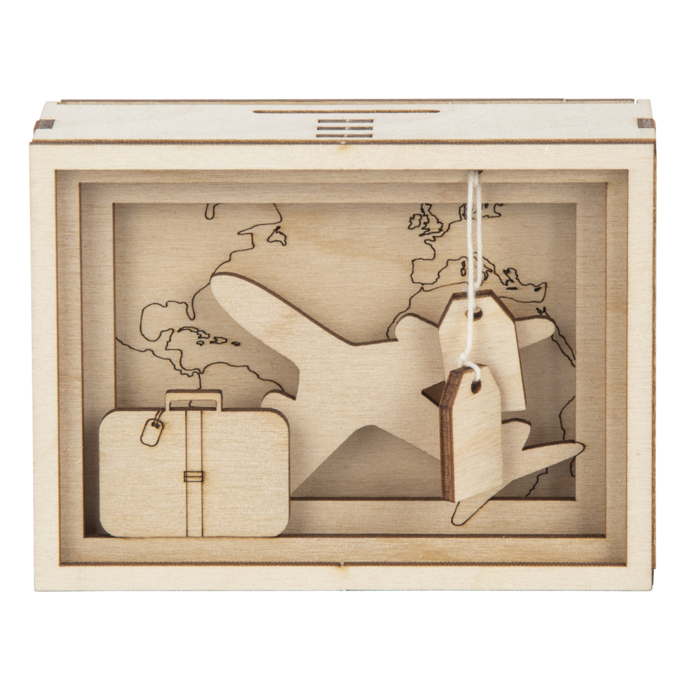 Holz 3D Geschenkbox "Journey"