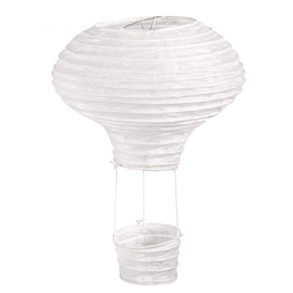 Papierlampion Heißluftballon, 15 cm, 2St