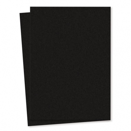10 Blanko Karten A6 - schwarz